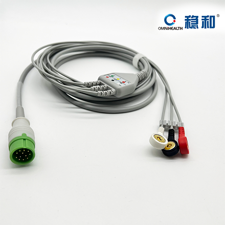 一体心电导联线